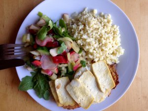 ananászos csirke, tofu